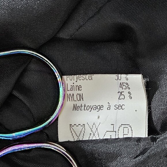 Sandro Blazer Women 38/M Gray Lined France Buttons LS Office Capsule VTG Classic - Picture 13 of 16